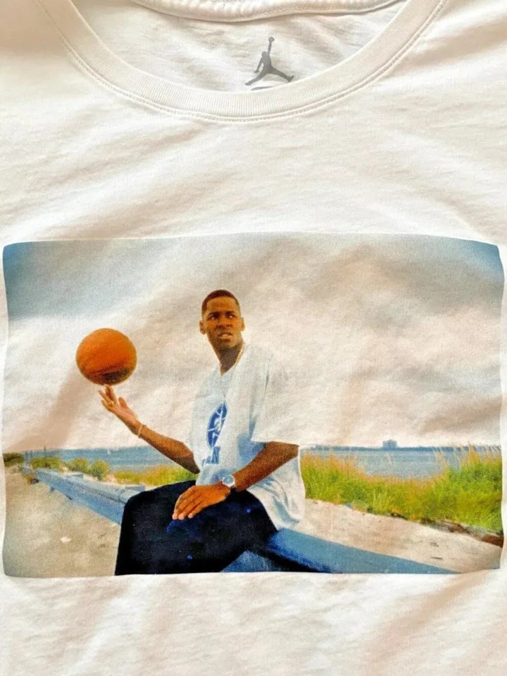 Jordan Brand Ray Allen Jesus Shuttlesworth He Got Game T-Shirt White Men's XXL